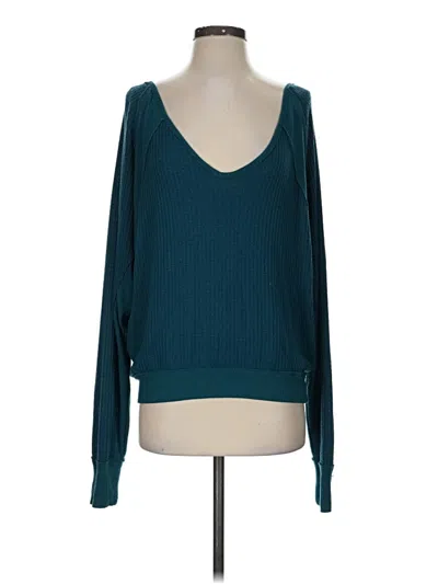 Pre-owned We The Free Long Sleeve T-shirt In Teal