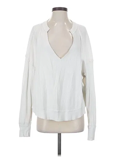 Pre-owned We The Free Long Sleeve T-shirt In White