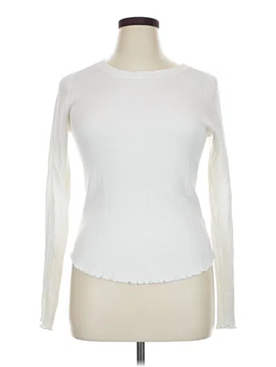 Pre-owned We The Free Long Sleeve T-shirt In White