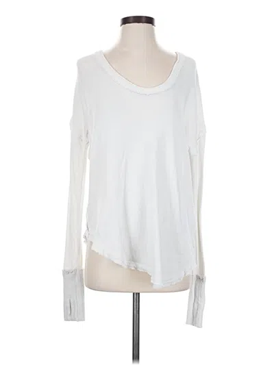 Pre-owned We The Free Long Sleeve T-shirt In White
