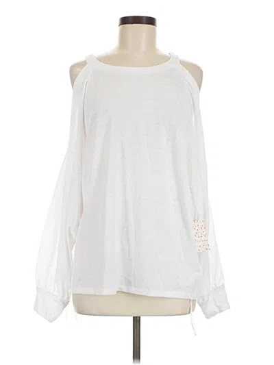 Pre-owned We The Free Long Sleeve T-shirt In White
