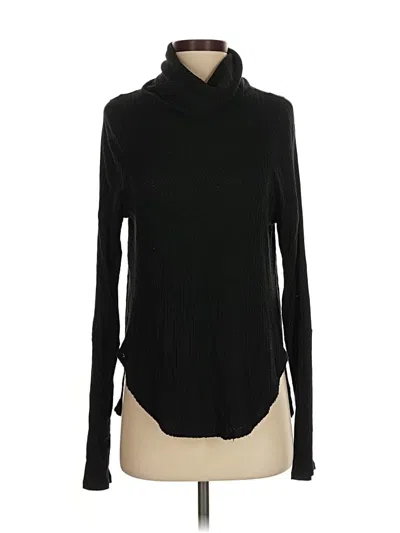 Pre-owned We The Free Long Sleeve Turtleneck In Black
