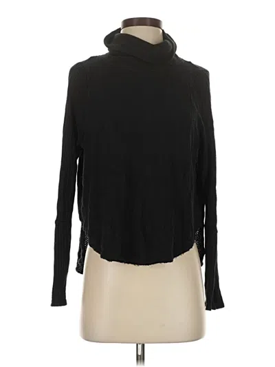 Pre-owned We The Free Long Sleeve Turtleneck In Black