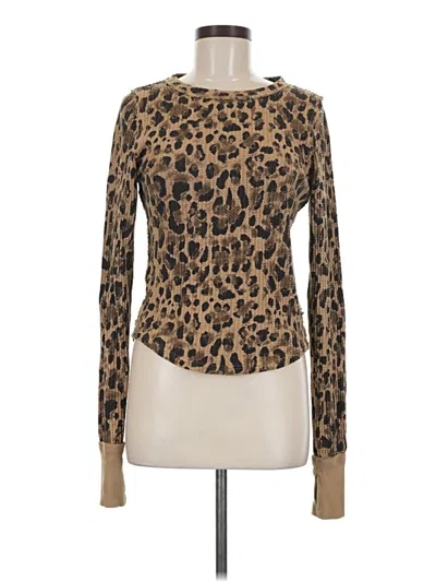 Pre-owned We The Free Long Sleeve Turtleneck In Brown