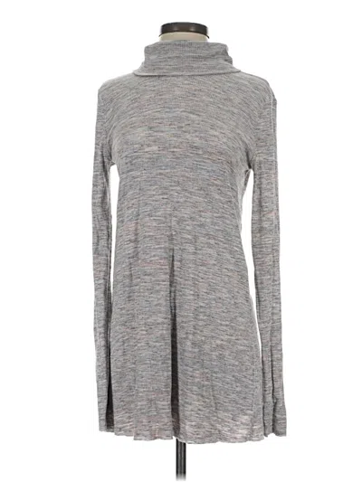 Pre-owned We The Free Long Sleeve Turtleneck In Gray