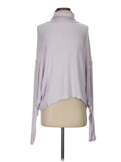 Pre-owned We The Free Long Sleeve Turtleneck In Purple