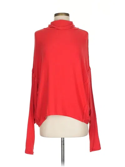 Pre-owned We The Free Long Sleeve Turtleneck In Red