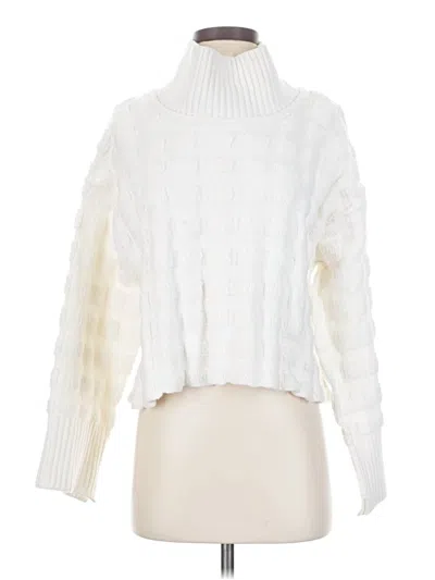 Pre-owned We The Free Long Sleeve Turtleneck In White