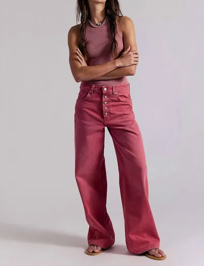 We The Free Nia Boyfriend Jeans In Baroque In Burgundy