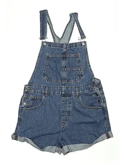 Pre-owned We The Free Overall Shorts In Blue
