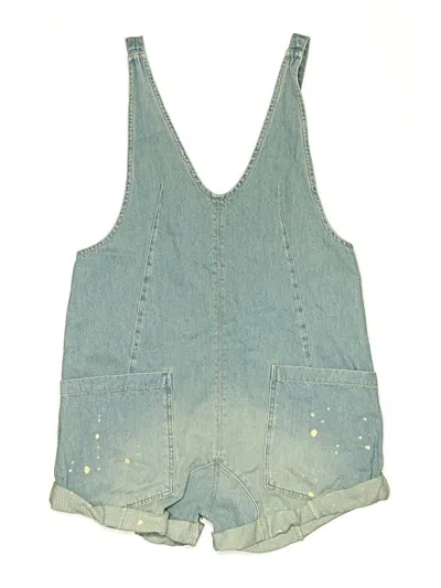 Pre-owned We The Free Overall Shorts In Blue