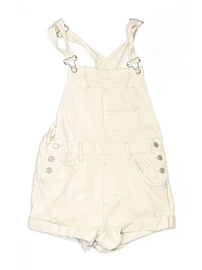 Pre-owned We The Free Overall Shorts In Ivory