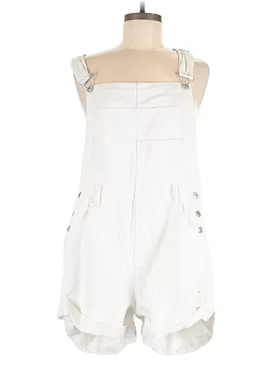 Pre-owned We The Free Overall Shorts In White