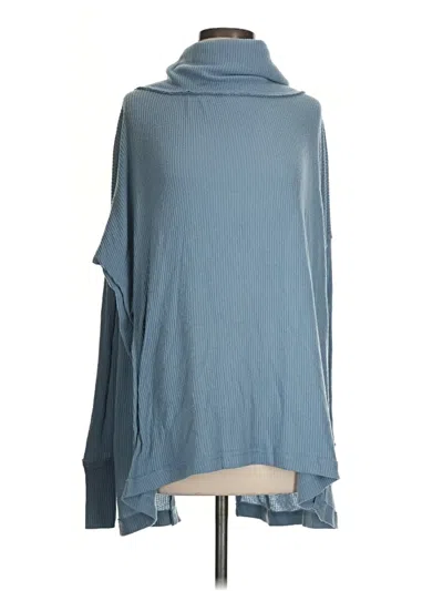 Pre-owned We The Free Poncho In Blue