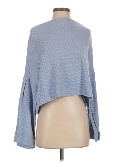 Pre-owned We The Free Poncho In Blue