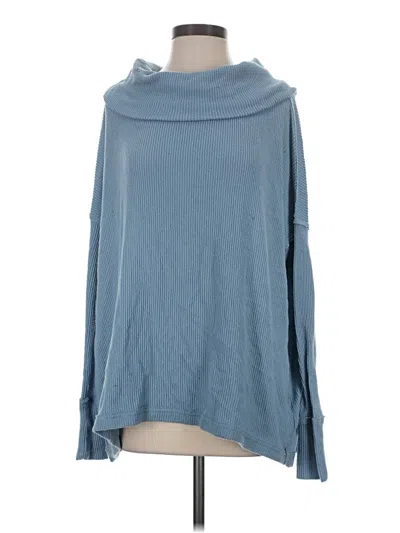 Pre-owned We The Free Poncho In Blue