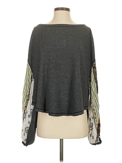 Pre-owned We The Free Poncho In Gray