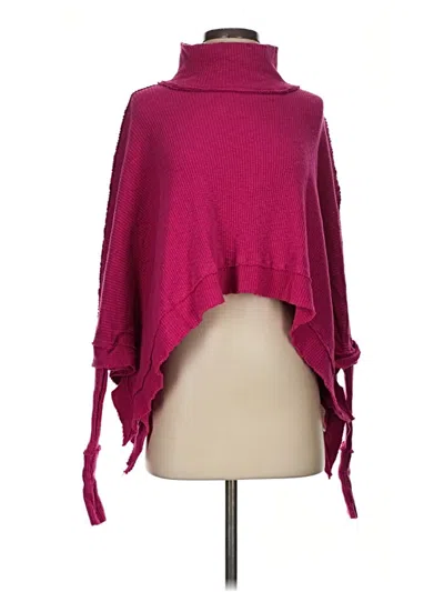 Pre-owned We The Free Poncho In Pink