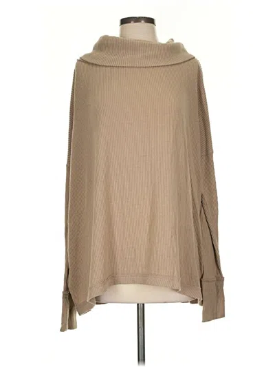 Pre-owned We The Free Poncho In Tan