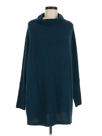Pre-owned We The Free Poncho In Teal