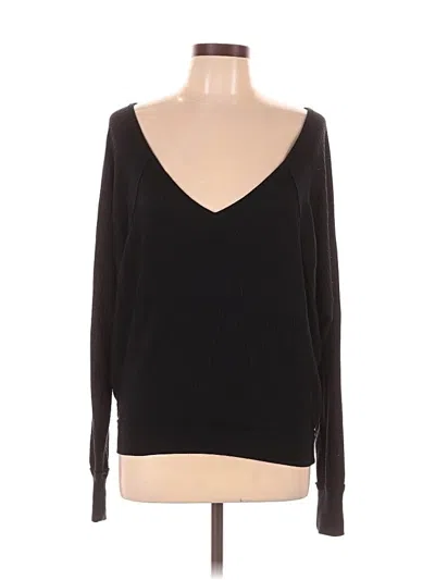 Pre-owned We The Free Pullover Sweater In Black