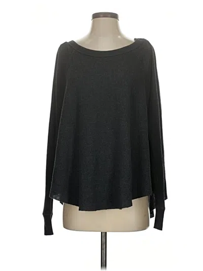 Pre-owned We The Free Pullover Sweater In Black