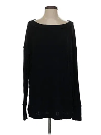 Pre-owned We The Free Pullover Sweater In Black