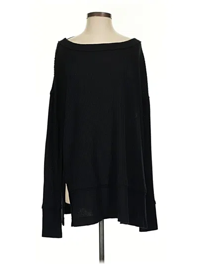 Pre-owned We The Free Pullover Sweater In Black