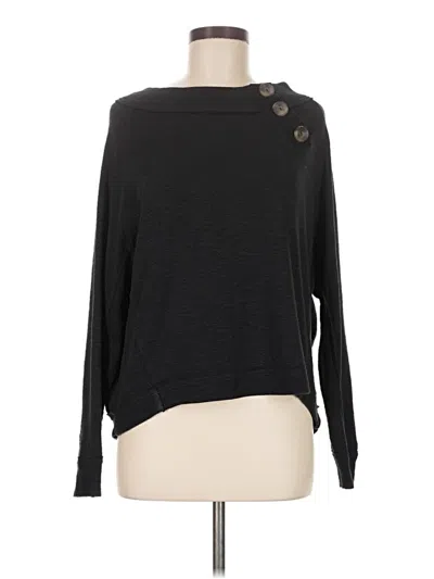 Pre-owned We The Free Pullover Sweater In Black
