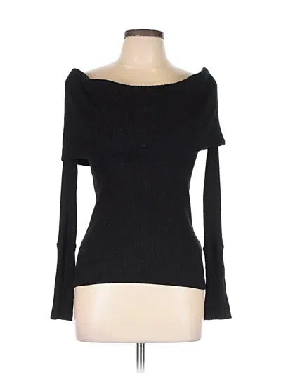 Pre-owned We The Free Pullover Sweater In Black