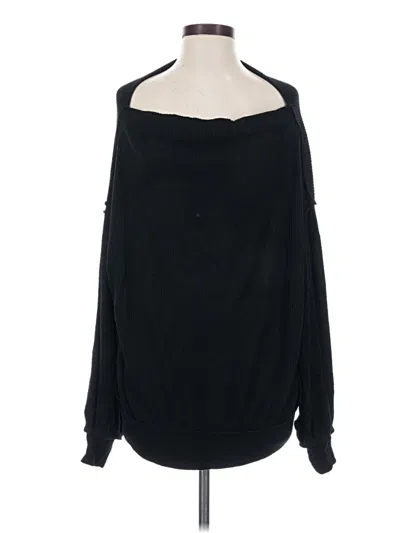 Pre-owned We The Free Pullover Sweater In Black