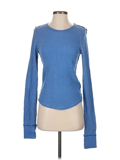 Pre-owned We The Free Pullover Sweater In Blue