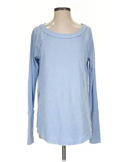 Pre-owned We The Free Pullover Sweater In Blue