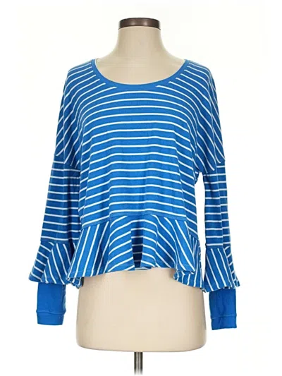 Pre-owned We The Free Pullover Sweater In Blue