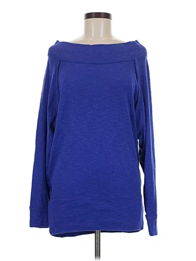 Pre-owned We The Free Pullover Sweater In Blue