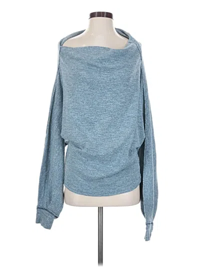 Pre-owned We The Free Pullover Sweater In Blue