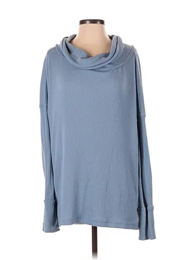 Pre-owned We The Free Pullover Sweater In Blue