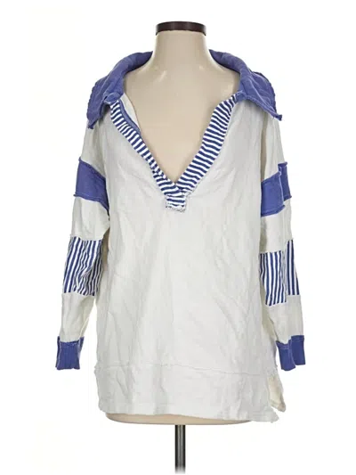 Pre-owned We The Free Pullover Sweater In Blue