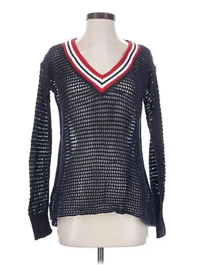 Pre-owned We The Free Pullover Sweater In Blue