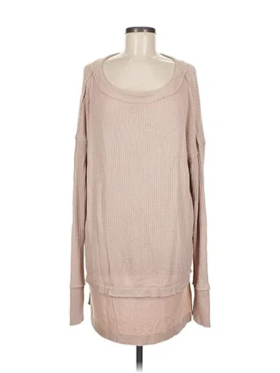 Pre-owned We The Free Pullover Sweater In Brown