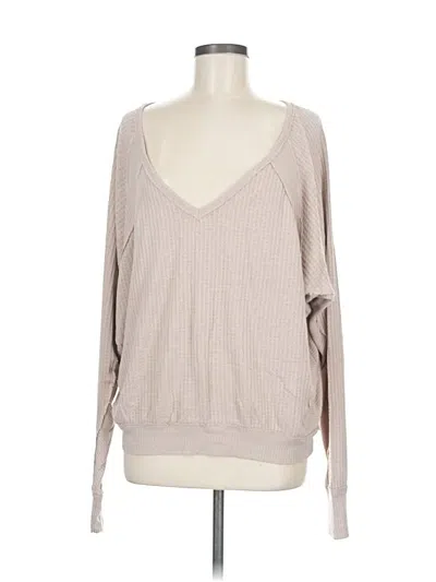 Pre-owned We The Free Pullover Sweater In Brown