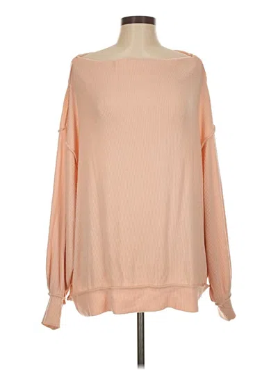 Pre-owned We The Free Pullover Sweater In Brown
