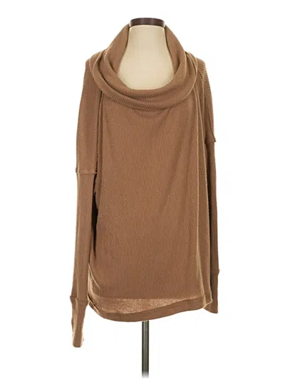 Pre-owned We The Free Pullover Sweater In Brown