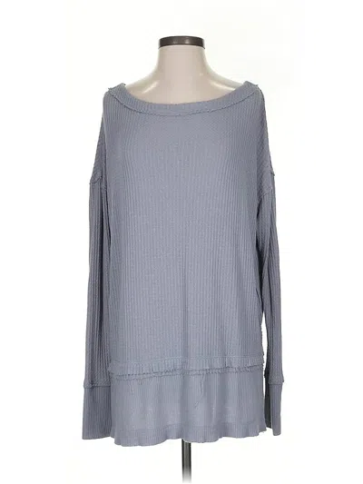 Pre-owned We The Free Pullover Sweater In Gray