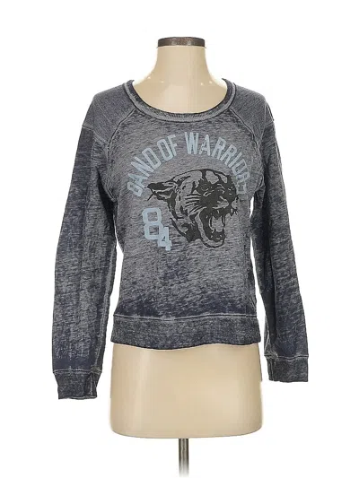 Pre-owned We The Free Pullover Sweater In Gray