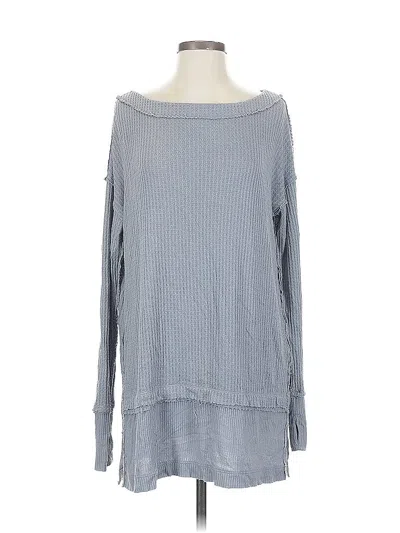 Pre-owned We The Free Pullover Sweater In Gray