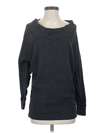 Pre-owned We The Free Pullover Sweater In Gray