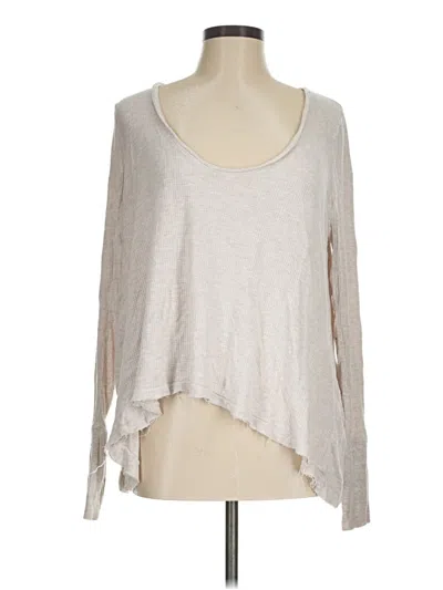 Pre-owned We The Free Pullover Sweater In Gray