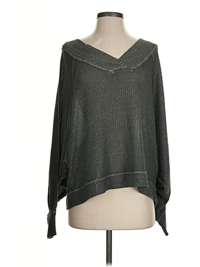 Pre-owned We The Free Pullover Sweater In Gray