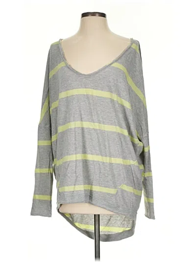 Pre-owned We The Free Pullover Sweater In Gray